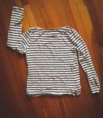 secondhand Ready to wear cotton striped t shirt
