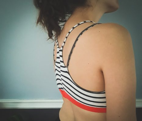 sustainable Modern Darling Bralette (back view)